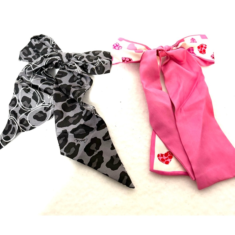 2 coach scarves